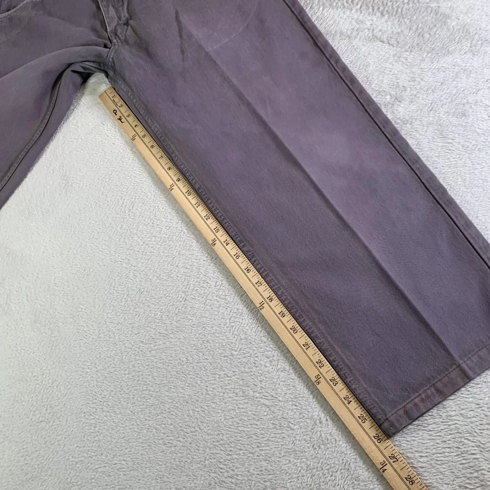 Calvin Klein Jeans Jeans Mens 33x26 Purple Relaxed‎ Fit Straight Leg Denim Pants